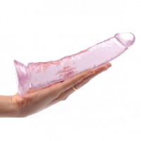 Dong 8.5" Realistic Clear Purple